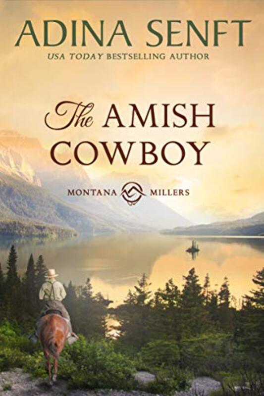Book cover for "The Amish Cowboy" by Adina Senft