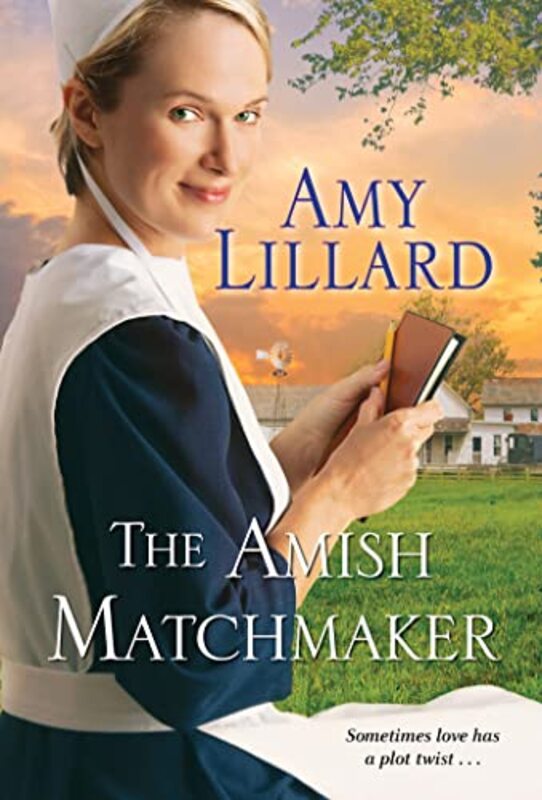 Book cover for "The Amish Matchmaker" by Amy Lillard