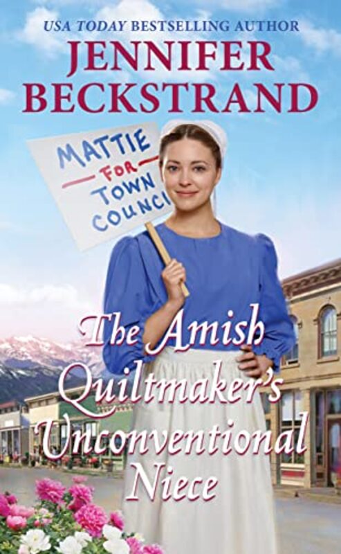 Book cover for "The Amish Quiltmaker's Unconventional Niece" by Jennifer Beckstrand