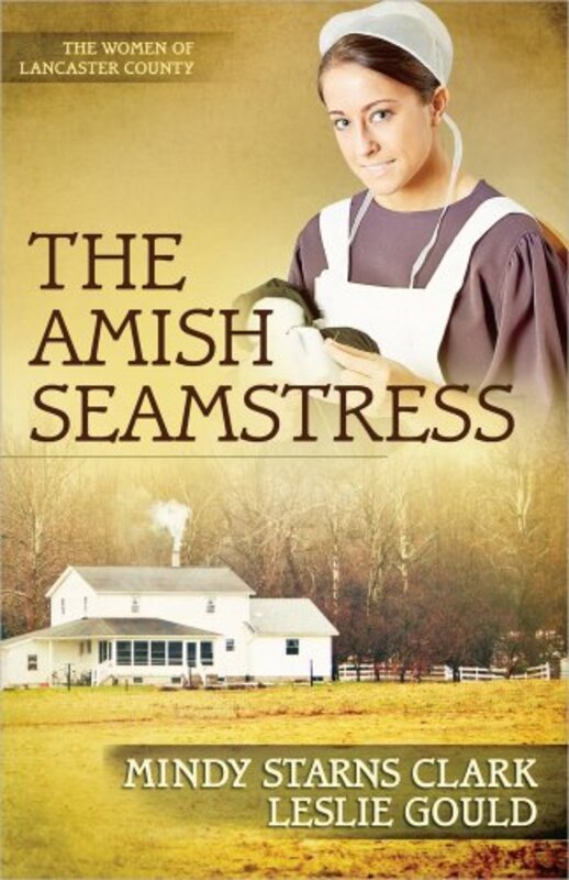 Book cover for "The Amish Seamstress" by Mindy Starns Clark