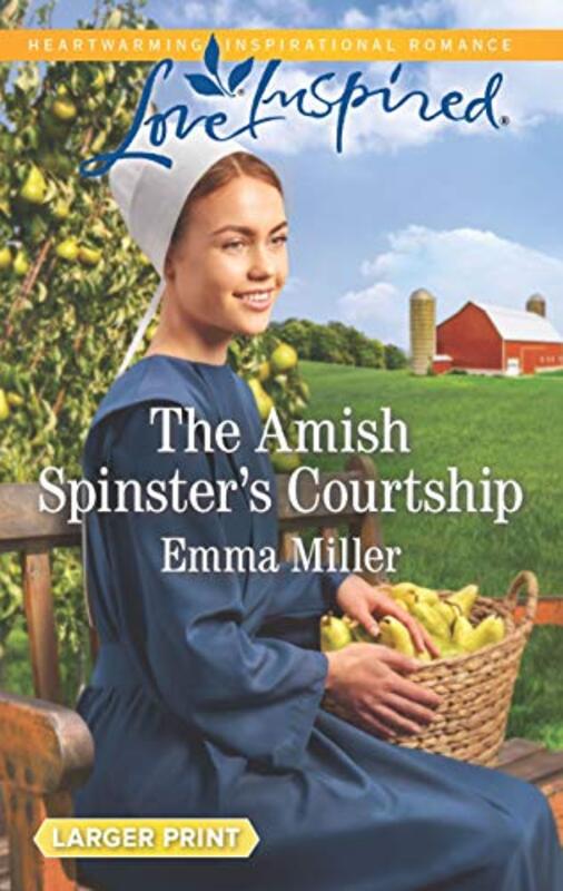 Book cover for "The Amish Spinster's Courtship" by Emma Miller