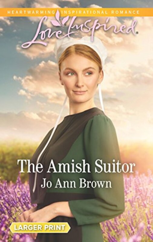 Book cover for "The Amish Suitor" by Jo Ann Brown