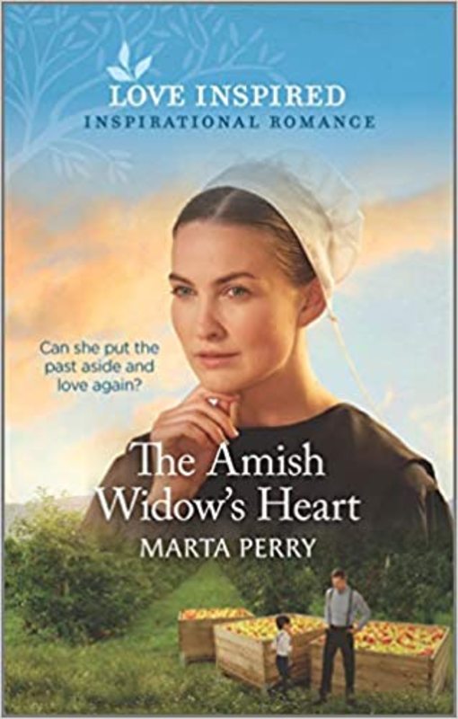 Book cover for "The Amish Widow's Heart" by Marta Perry