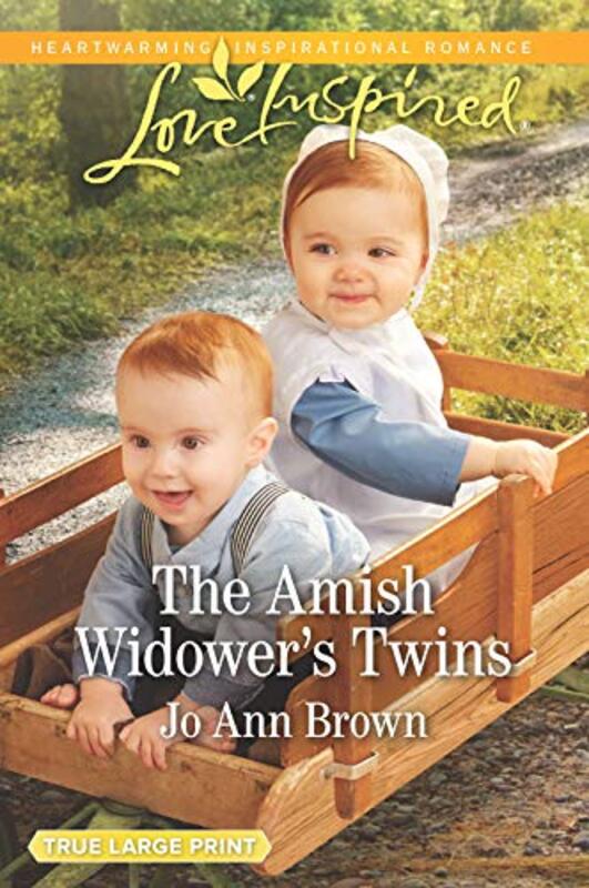 Book cover for "The Amish Widower's Twins" by Jo Ann Brown