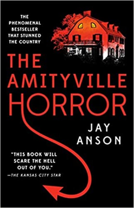 Book cover for "The Amityville Horror" by Jay Anson