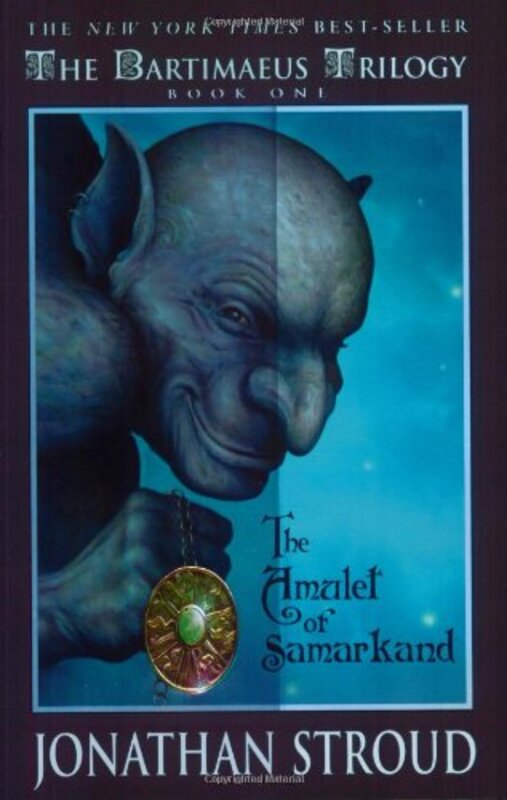 Book cover for "The Amulet of Samarkand" by Jonathan Stroud