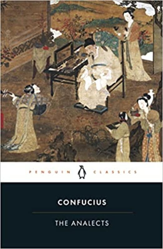 Book cover for "The Analects" by Confucius