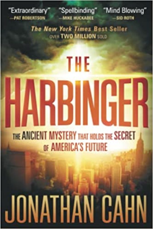 Book cover for "The Harbinger" by Jonathan Cahn