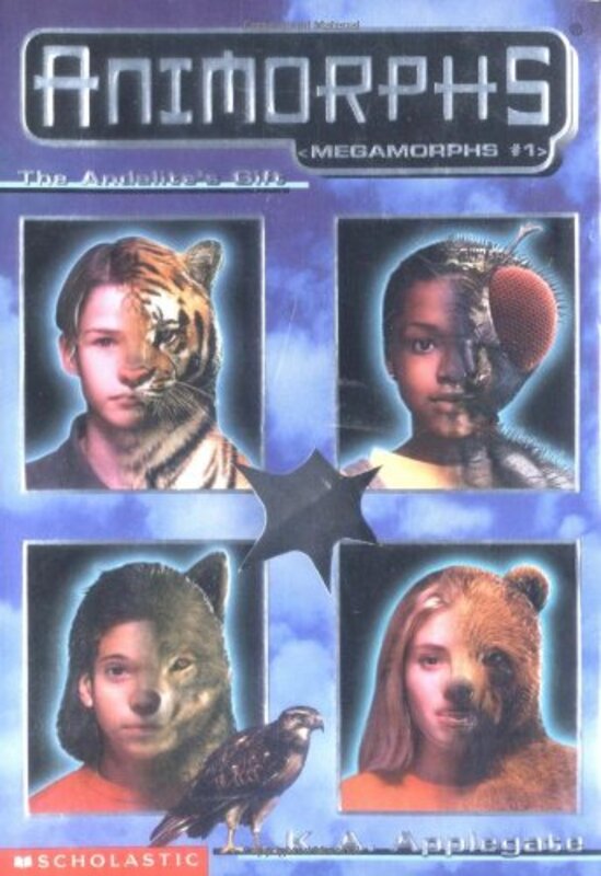 Book cover for "The Andalite's Gift" by Katherine KA Applegate