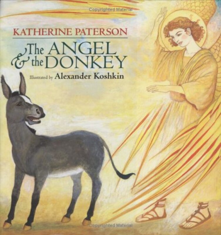 Book cover for "The Angel and the Donkey" by Katherine Paterson