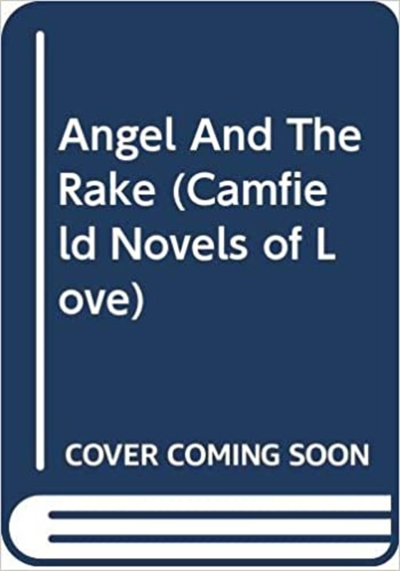 Book cover for "The Angel and the Rake" by Barbara Cartland
