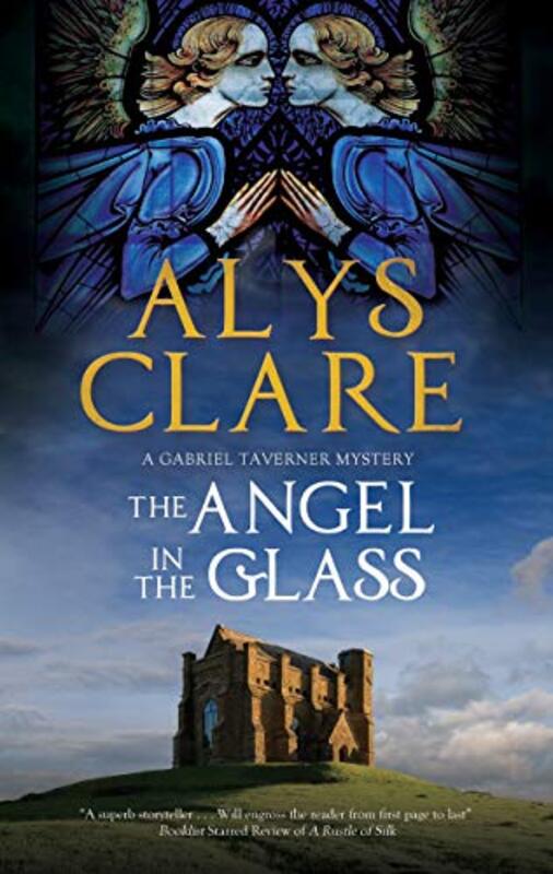 Book cover for "The Angel in the Glass" by Alys Clare