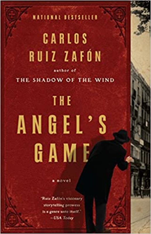 Book cover for "The Angel's Game" by Carlos Ruiz Zafon