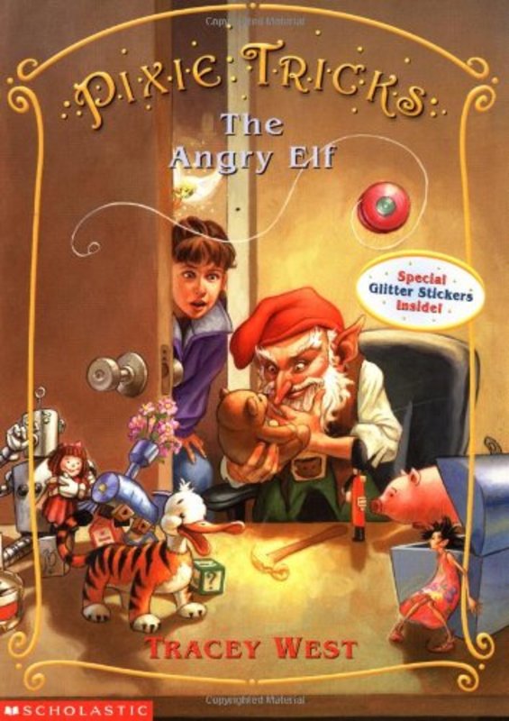 Book cover for "The Angry Elf" by Tracey West