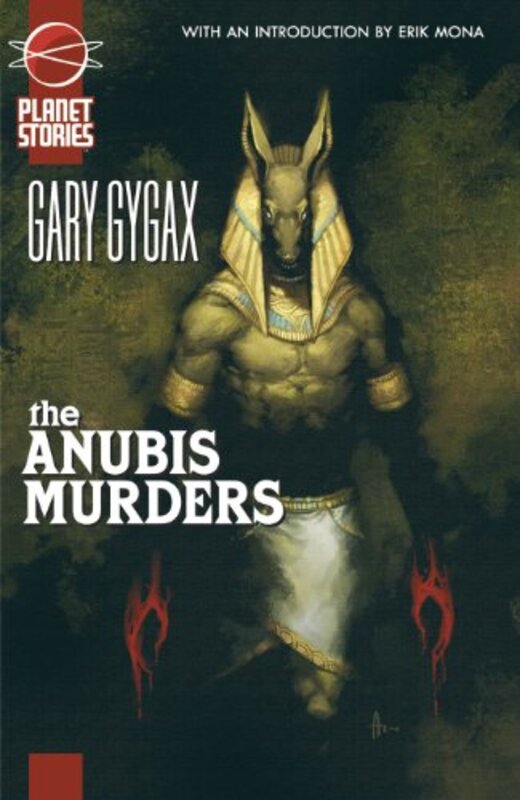 Book cover for "The Anubis Murders" by Gary Gygax