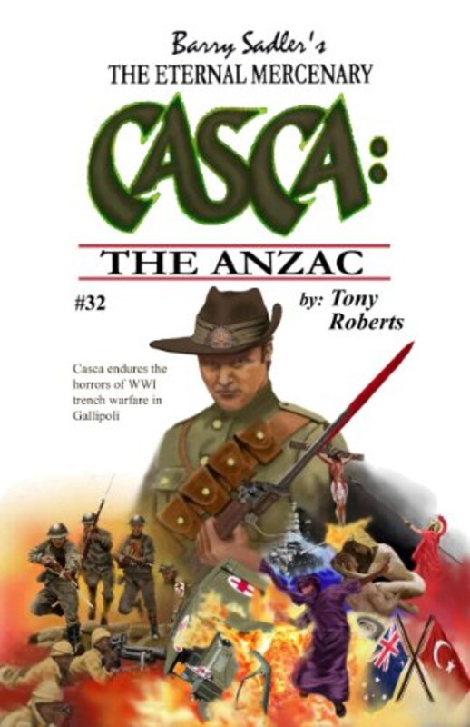 Book cover for "The Anzac" by Tony Roberts