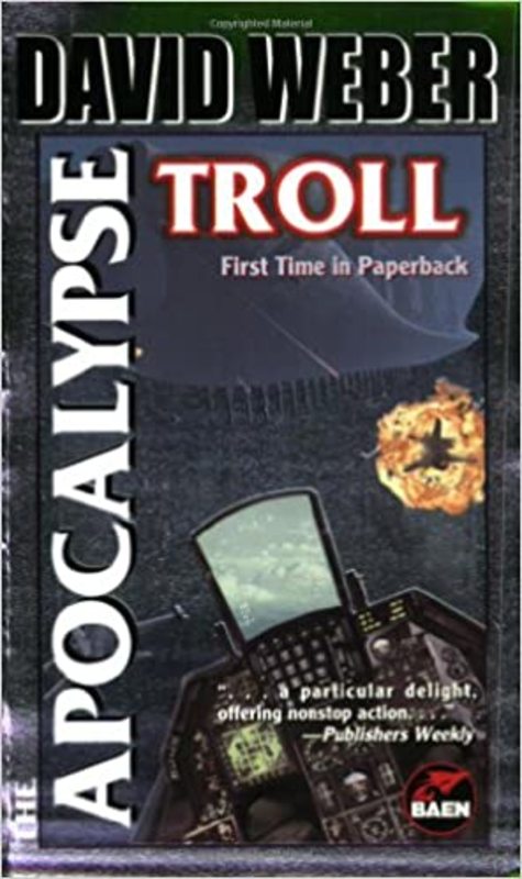 Book cover for "The Apocalypse Troll" by David Weber