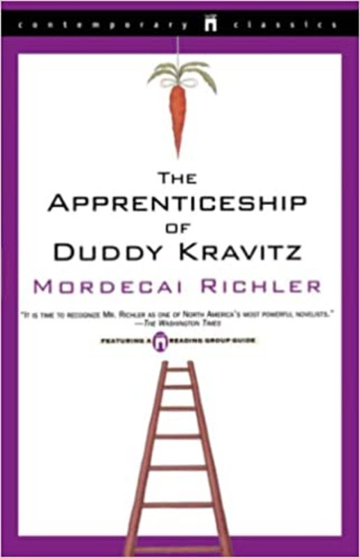 Book cover for "The Apprenticeship of Duddy Kravitz" by Mordecai Richler