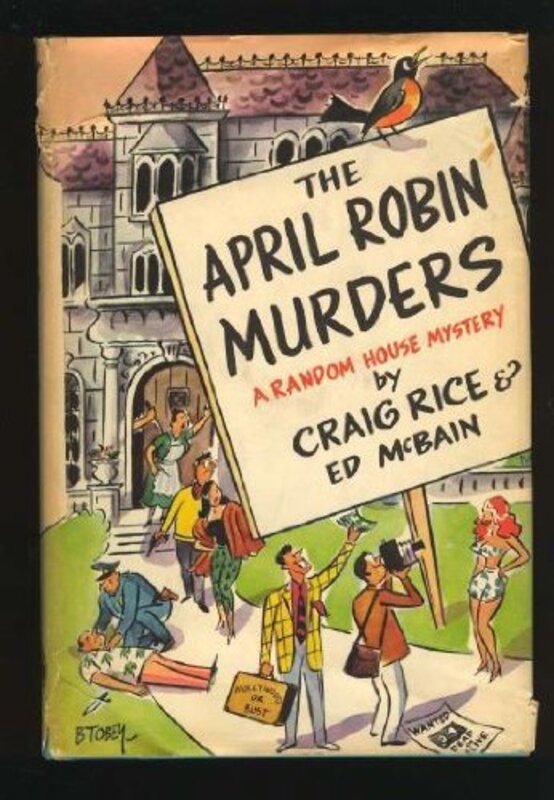 Book cover for "The April Robin Murders" by Craig Rice