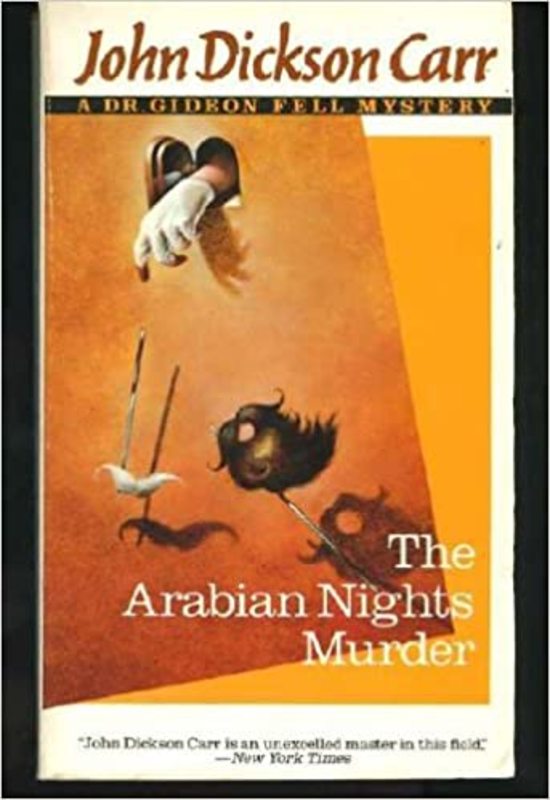 Book cover for "The Arabian Nights Murder" by John Dickson Carr