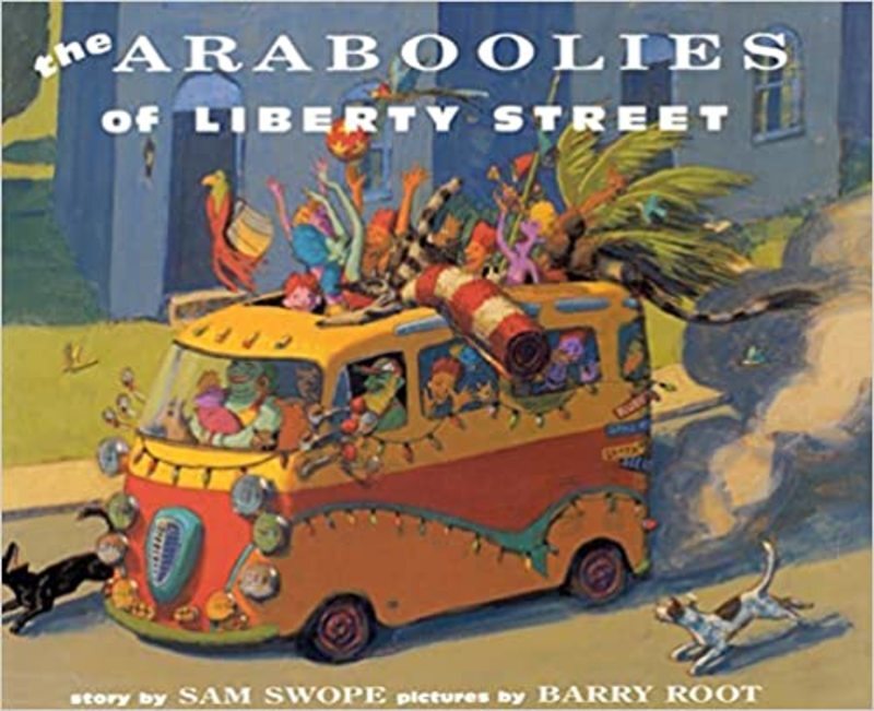 Book cover for "The Araboolies of Liberty Street" by Sam Swope