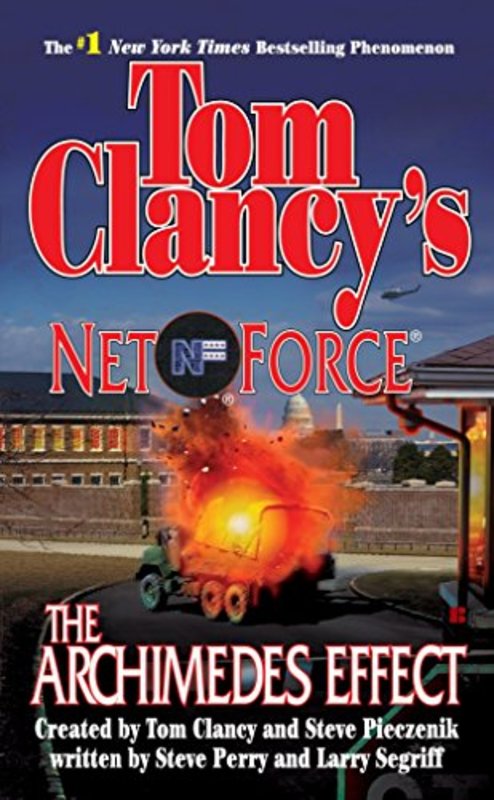 Book cover for "The Archimedes Effect" by Tom Clancy