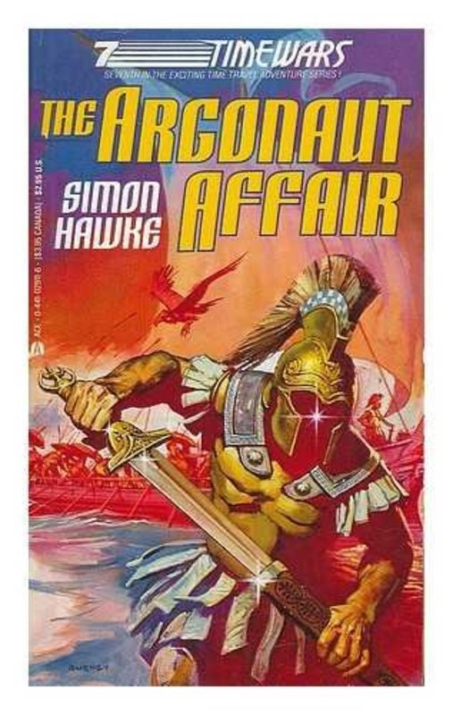 Book cover for "The Argonaut Affair" by Simon Hawke