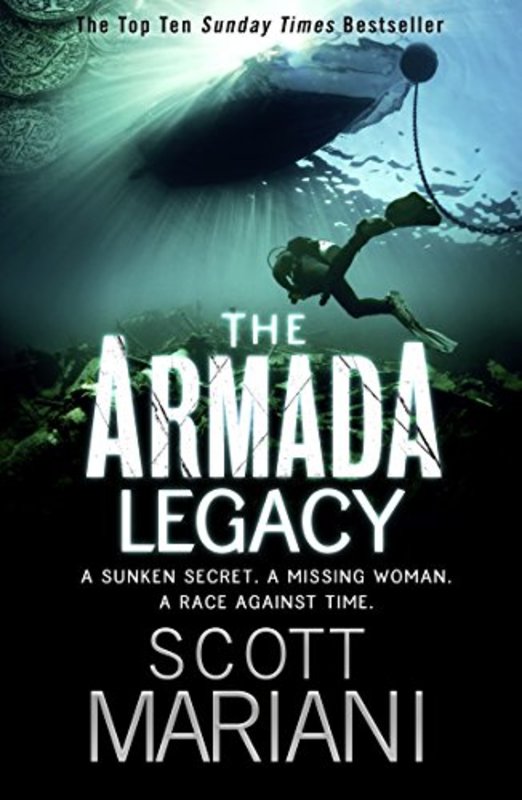 Book cover for "The Armada Legacy" by Scott Mariani