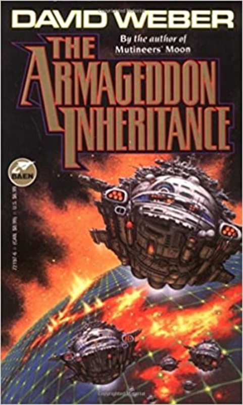 Book cover for "The Armageddon Inheritance" by David Weber