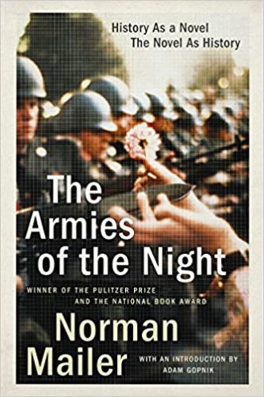 Book cover for "The Armies of the Night" by Norman Mailer