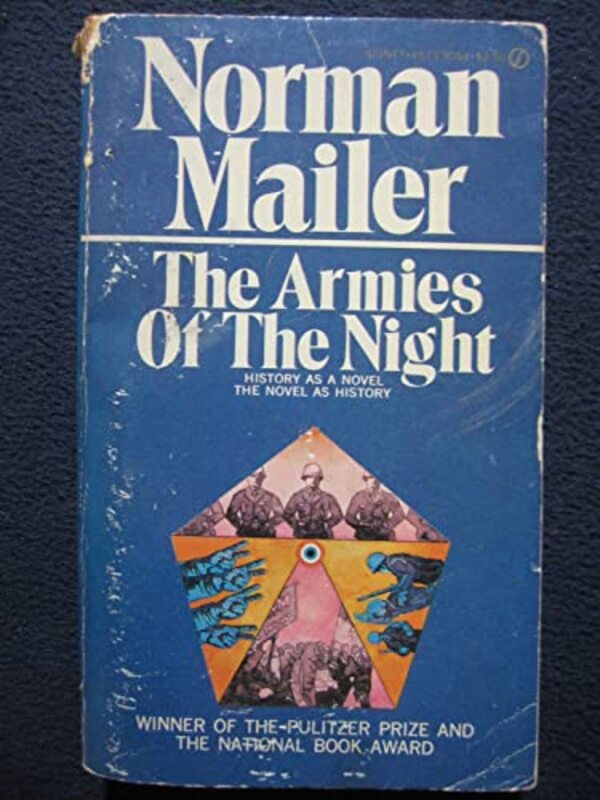 Book cover for "The Armies of the Night" by Norman Mailer