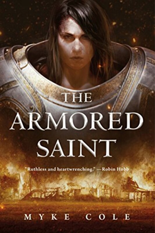 Book cover for "The Armored Saint" by Myke Cole
