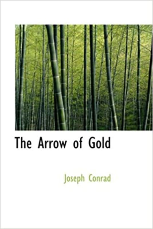 Book cover for "The Arrow of Gold" by Joseph Conrad