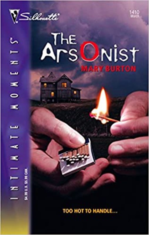 Book cover for "The Arsonist" by Mary Burton