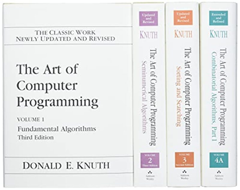 Book cover for "The Art of Computer Programming"