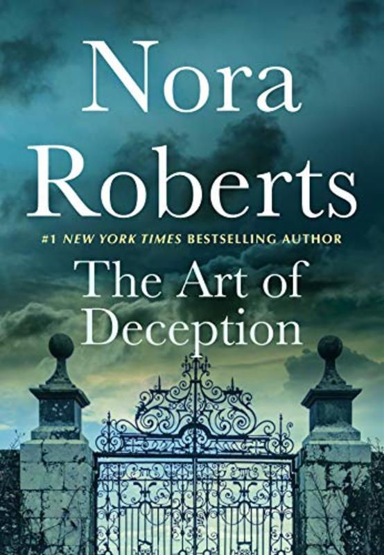 Book cover for "The Art of Deception" by Nora Roberts