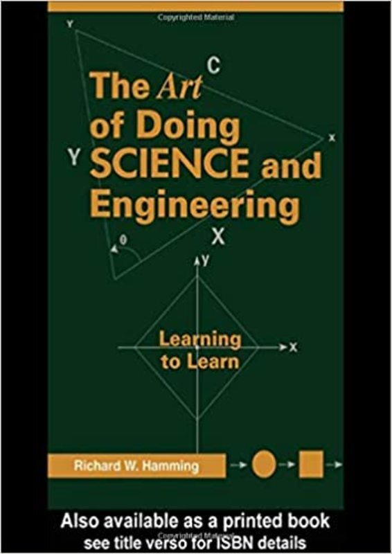 Book cover for "The Art of Doing Science and Engineering" by Richard W. Hamming