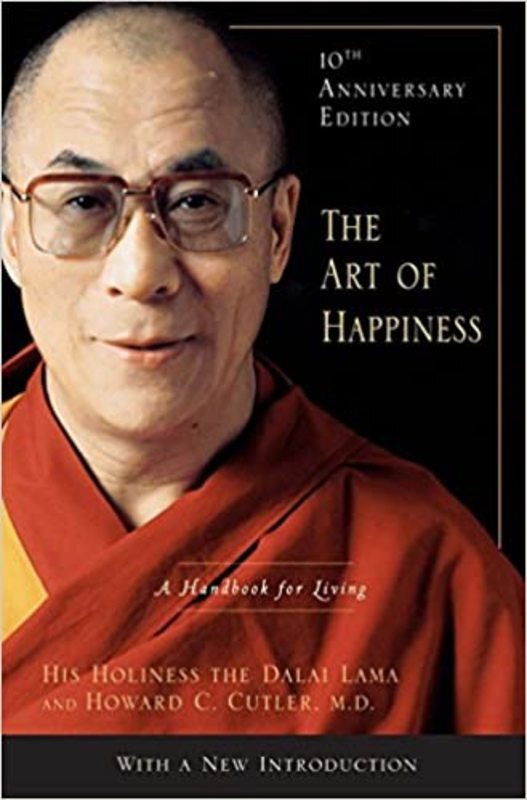 Book cover for "The Art of Happiness" by Dalai Lama