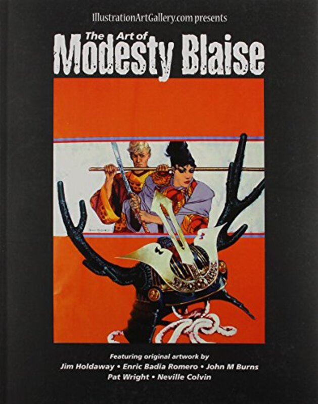 Book cover for "The Art of Modesty Blaise" by Peter O'Donnell