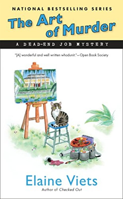 Book cover for "The Art of Murder" by Elaine Viets