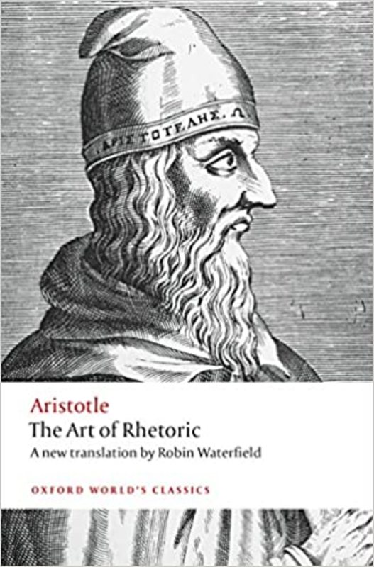 Book cover for "The Art of Rhetoric" by Aristotle