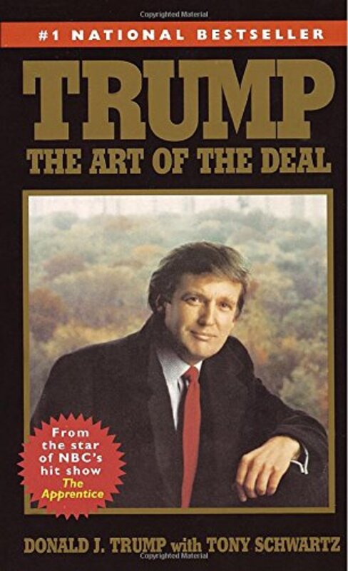 Book cover for "The Art of the Deal" by Donald J Trump