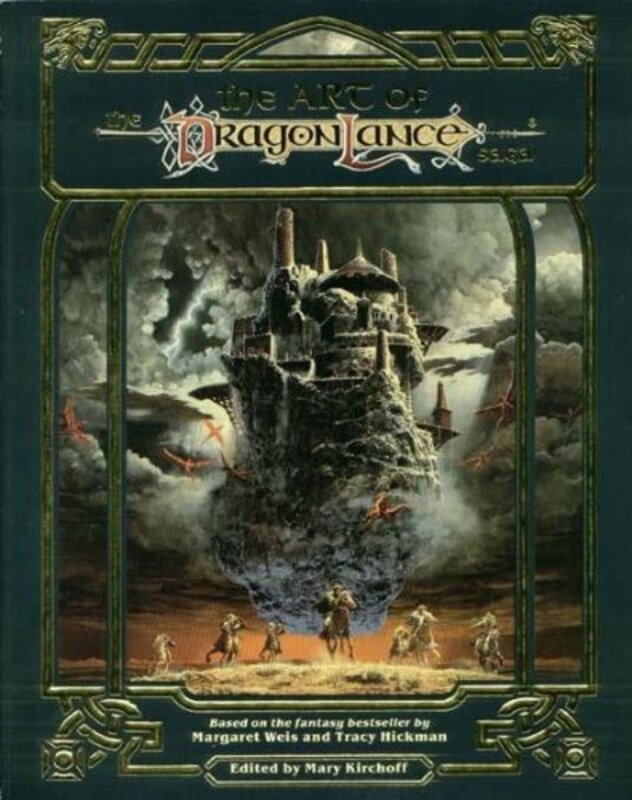 Book cover for "The Art of the Dragonlance Saga" by Tracy Hickman