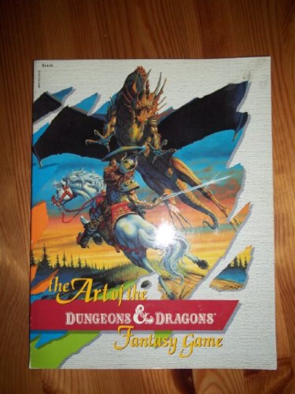 Book cover for "The Art of the Dungeons and Dragons Fantasy Game" by Margaret Weis