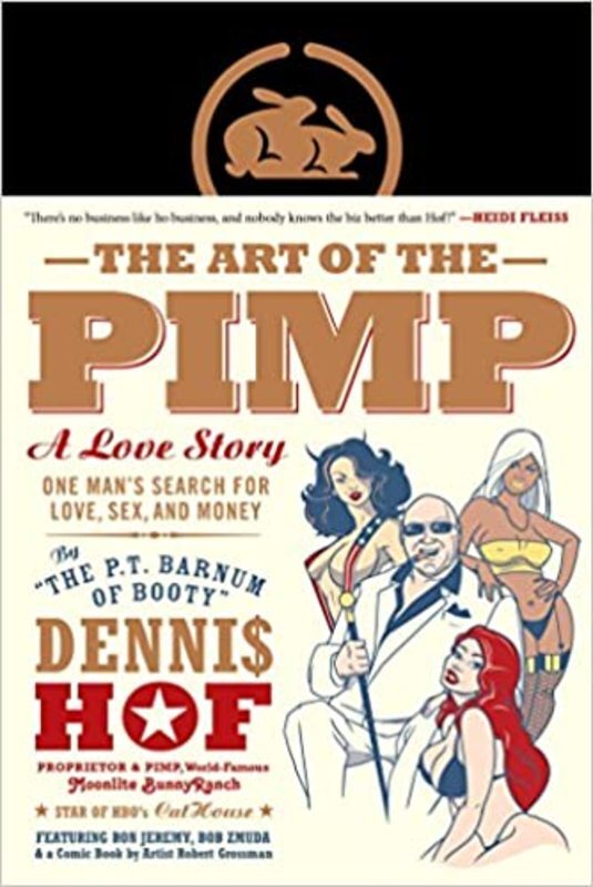 Book cover for "The Art of the Pimp" by Dennis Hof
