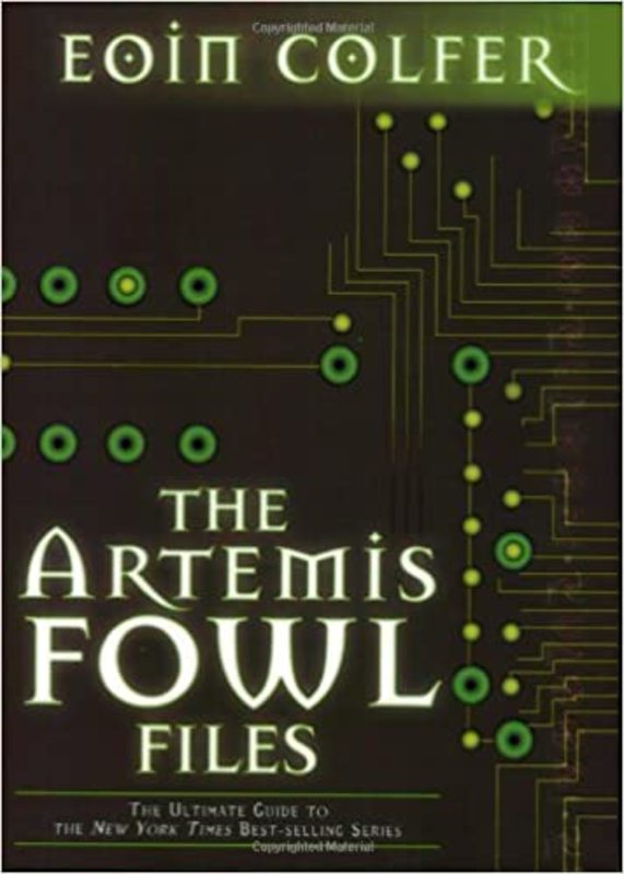 Book cover for "The Artemis Fowl Files" by Eoin Colfer