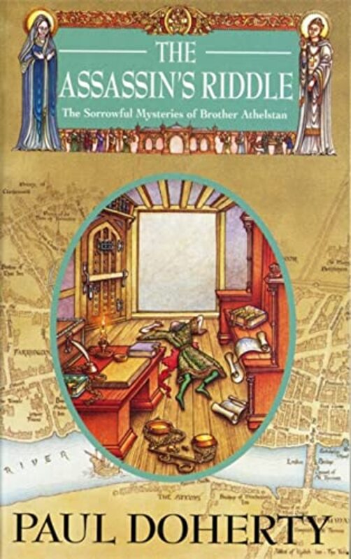 Book cover for "The Assassin's Riddle" by Paul Doherty