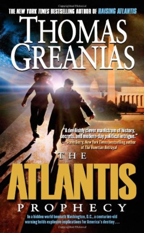 Book cover for "The Atlantis Prophecy" by Thomas Greanias