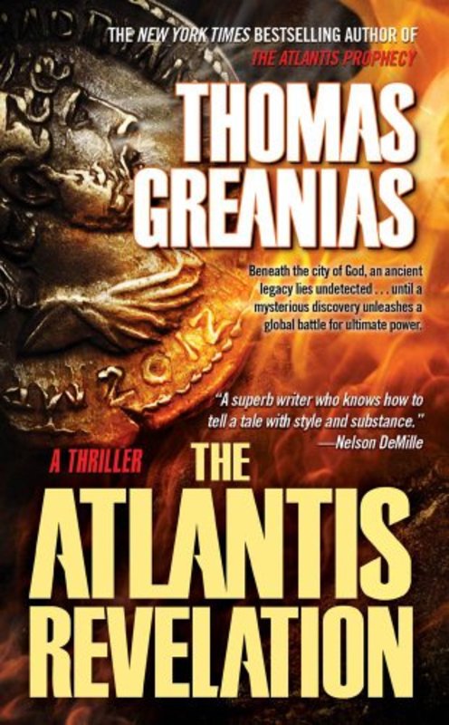 Book cover for "The Atlantis Revelation" by Thomas Greanias
