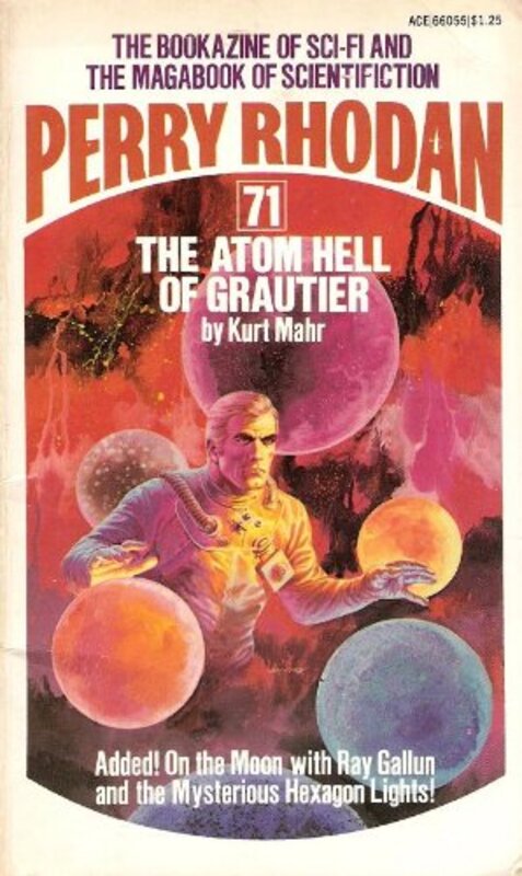 Book cover for "The Atom Hell Of Grautier" by Kurt Brand